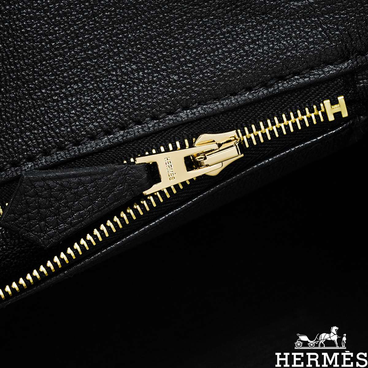 HERMES Togo Birkin 30 Black 1284925